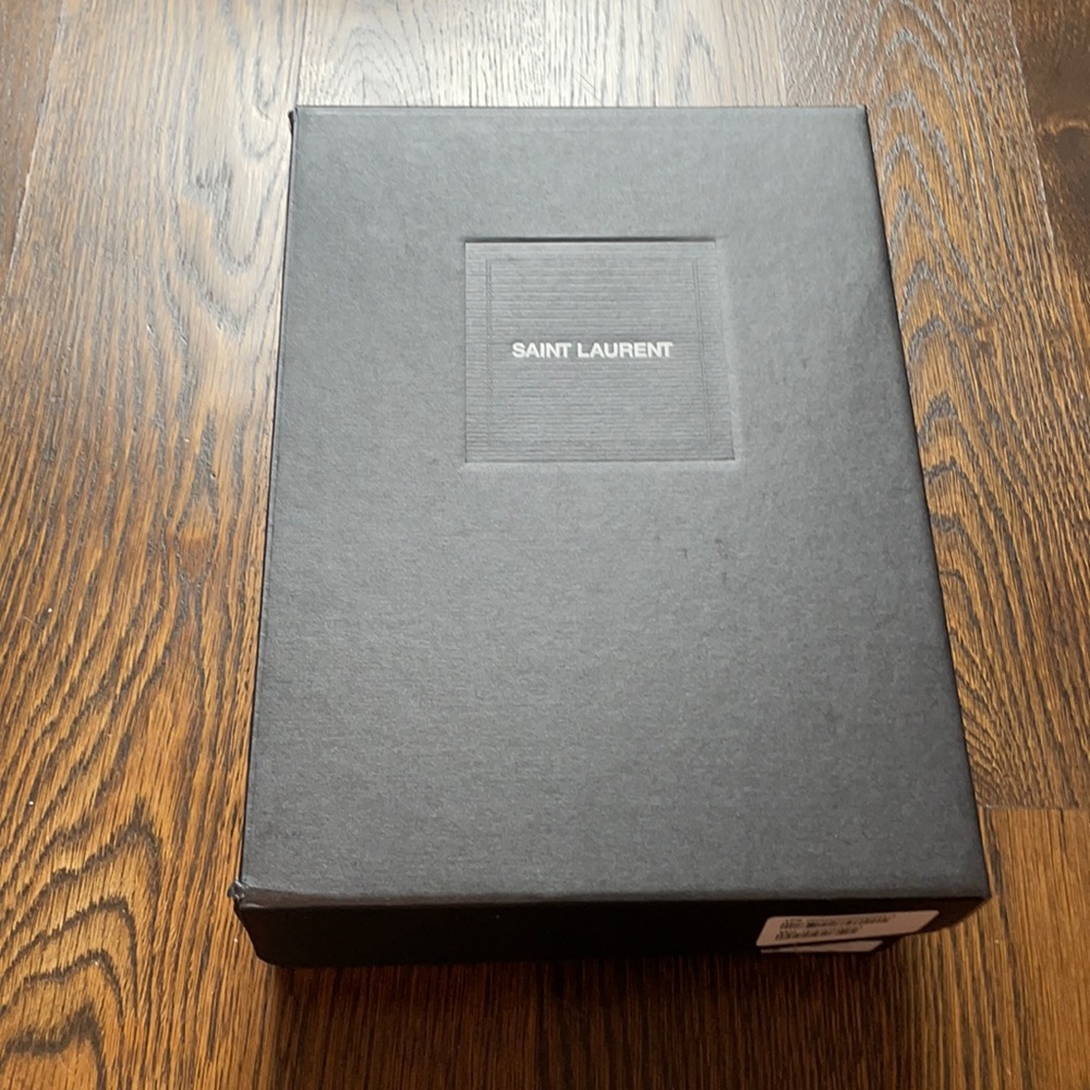 SAINT LAURENT shoe box